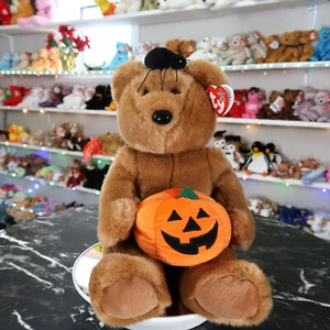 TY Beanie Buddy - Hocus Halloween Teddy Bear | MWMT Mint Tags | Retired | Rare - Picture 1 of 14