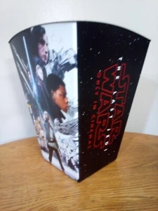 Star Wars The Last Jedi Movie Theater Promo Plastic Popcorn Bucket 9” - Picture 1 of 5