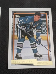 1992-93 Topps Gold DOUG WILSON #482 Gold Parallel - Picture 1 of 1