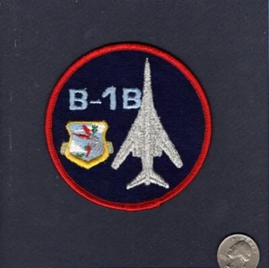 Early B-1 LANCER BONE USAF ANG Rockwell BS SAC Bomber Squadron Aircraft Patch - Picture 1 of 1