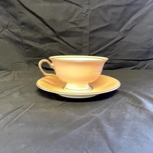 "Shell Pink" by Castleton Tea cup & Saucer - Picture 1 of 11