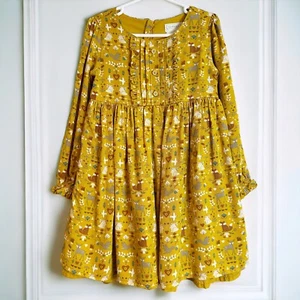 The Prairie Rachel Ashwell Dress Girls Size 6 Cottagecore Autumn Folk FLAWS - Picture 1 of 15