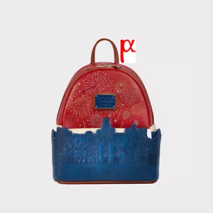 Mini Mochila Loungefly Biltmore Mansion Americana Patriotic Fireworks Exclusiva - Imagen 1 de 3