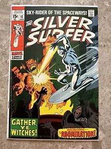 Silver Surfer #12 FN (1970 Marvel Comics) - Picture 1 of 23