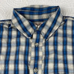 Filson kariertes Tartan Herren-Knopfhemd klein belüftet Sportler B B52 - Bild 1 von 14