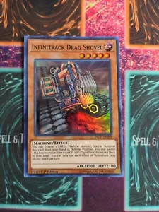 Yu-Gi-Oh! Infinitrack Drag Shovel INCH-EN004 1st Edition Super Rare NM a1/ - Picture 1 of 4