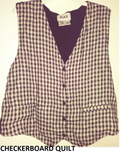 NEW FLAX QUILTED LINEN 2003 TEMPERATE HAYMAKER VEST pic size & color - Picture 1 of 17