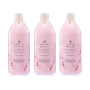 3x400ml Body Lotion Moisturizer Oriental Princess Lovely Sakura Soft Skin Beauty - Picture 1 of 6