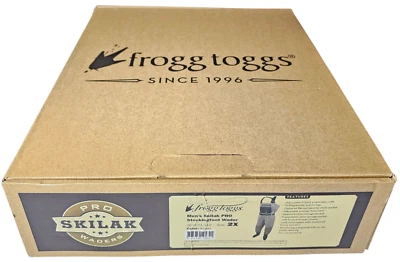 Frogg Toggs Men's 2XL Skilak PRO Stockingfoot Wader Khaki - New In Box - Image 1 of 4