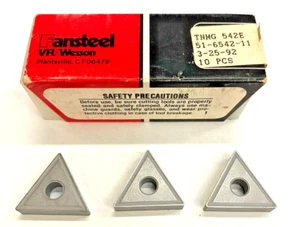 (10 PCS) VR Wesson TNMG 542E Grade: 2A5 Carbide Inserts - Picture 1 of 4