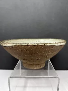 Janet Leach stoneware Bowl for Leach pottery with Speckled Dolomite Glaze #1759 - Picture 1 of 12