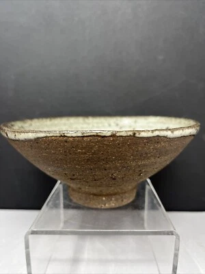 Janet Leach stoneware Bowl for Leach pottery with Speckled Dolomite Glaze #1759 - Image 1 of 4