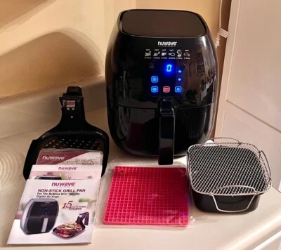 Nuwave Brio 3 Quart Air Fryer (Unboxed) w/Accessories 36002 - Never Used - Image 1 of 4