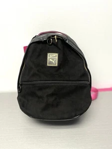 Barbie x PUMA Womens Black Backpack With Hot Pink Bows NWT - Picture 1 of 9