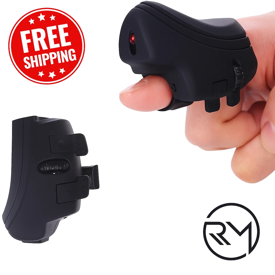 2.4GHz Finger Mouse – Ergonomic Handheld Wireless Trackball for Laptop & PC - Image 1 of 4