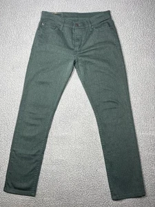 Levi’s 511 Hose Herren Größe 30 x 30 Grün Twill Sämisch Stretch Chinohose - Bild 1 von 14