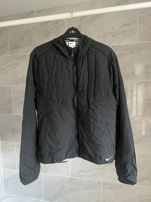 Nike Running Mens Therma Fit Repel Synthetic Fill Hooded Jacket - Medium - Black - Image 1 of 4