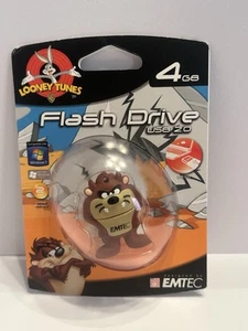 New EMTEC 4GB USB 2.0 Looney Tunes Tasmanian Devil Flash Drive - Picture 1 of 3