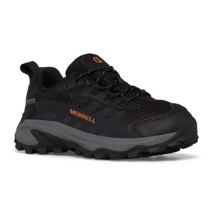 Merrell Moab Speed 2 Low Waterproof Big Kid Size 4 4M Black Hard to Find NIB UK3 - Picture 1 of 6