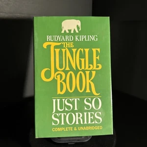 Vintage RUDYARD KIPLING The Jungle Book Just So Stories 1987 Hardcover Jacket - Picture 1 of 14
