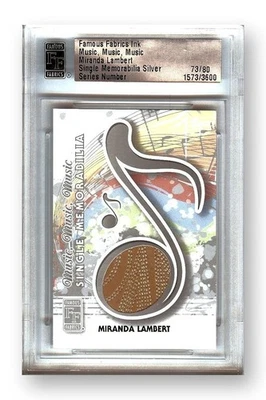 Miranda Lambert 集换卡 2013 著名面料靴子遗物 73/80 板条 — 第 1/2 张图片