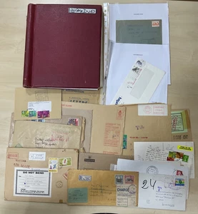 GB Portogebühren + Zuschläge + Postgeschichte im Album F160 - Bild 1 von 24