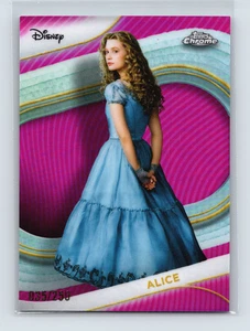 2025 Topps Chrome Disney Pink /250 Alice #175 - Bild 1 von 2