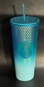 Starbucks Gradient Blue Bling Ombre Studded Tumbler - Bild 1 von 4