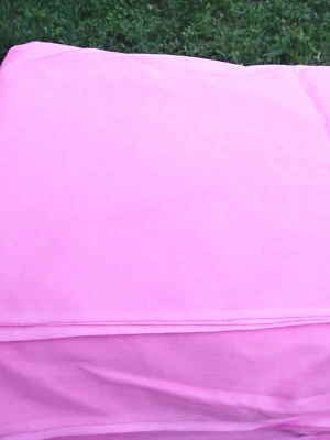 Fabric Remnants Bright Pink Sheer Cotton 4 3/4Yds x 44" - Image 1 of 3