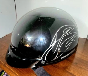 Harley Davidson Women's Destination Half Helmet, Fiberglass 98260-07V SzL - Foto 1 di 8