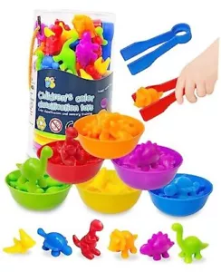 Counting Montessori Toys for 3 4 5 Years Old Boys Girls, Toddler Dinosaurs - Picture 1 of 7