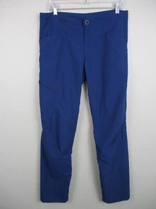 Patagonia Womens RPS Rock Pants Size 10 Blue Style 83076 Hiking Zip Pocket - Picture 1 of 16
