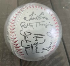 1992 Chicago White Sox Facsimile Autographed/Signed Baseball- Frank Thomas, Fisk