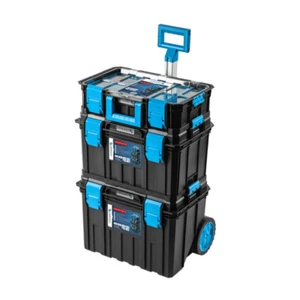 Högert 4-in-1 Mobiler Werkzeugwagen Werkzeugtrolley Aufbewahrungswagen Modu-A - Bild 1 von 7