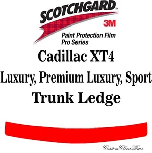 3M Scothgard Paint Protection Film Pro Series Clear Bra 2024 2025 Cadillac XT4 - Picture 1 of 3