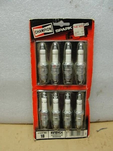 (8) NOS Spark Plugs Champion Copper Set 1985-1996 Ford Bronco V8-5.0L RV15YC4 - Picture 1 of 2