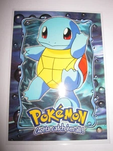 POKEMON NEUF ★ CARTE TOPPS #07 SQUIRTLE BLUE LOGO ★ E7 OF 12 1999 N/MINT - Picture 1 of 7