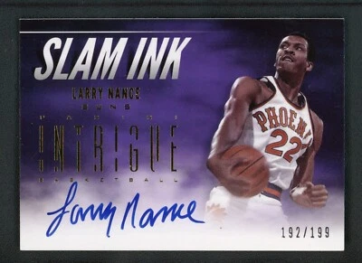 2012-13 LARRY NANCE 192/199 AUTO PANINI INTRIGUE SLAM INK AUTOGRAPHS - Image 1 of 2