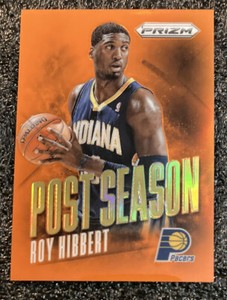 DW604 2013-14 Panini Prizm /60 Post Season Prizms Orange #7 Roy Hibbert