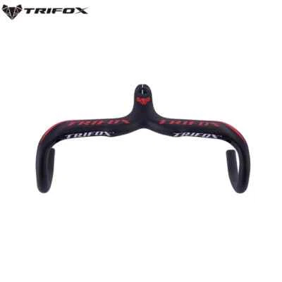 Full Carbon Bike Drop Bar Bicycle Integrated Handlebar Internal Cable Routing - Image 1 of 4