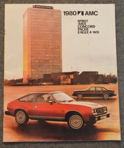 1980 AMC SPIRIT AMX CONCORD PACER EAGLE 4WD Verkaufsprospekt Händler Werbung - Bild 1 von 15