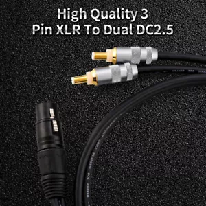 Preffair High Quality DC Power Cord Female to DC2.1 /DC2.5 Gold-Plated Plug New - Picture 1 of 10
