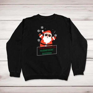 Merry Xmas You Magnificent Bastard Christmas Jumper - Picture 1 of 2