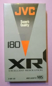 Vhs Jvc Xr 180 Vergine Videotape Videocassetta Nuova Sigillata - Picture 1 of 1