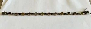 925 Sterling Silver -  Multi Colored Stones - 7" Tennis Bracelet #8235 - Picture 1 of 5