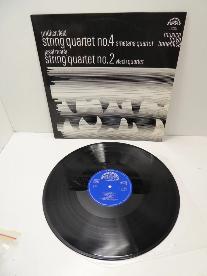JINRICH FELD JOSEF MATEJ STRING QUARTET SUPRAPHON 1972 LP RECORD CZECHOSLAKIA - Image 1 of 4