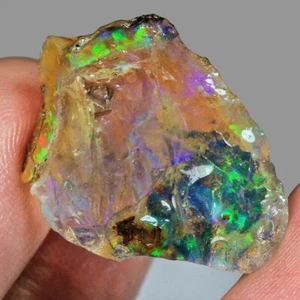 21Ct Ethiopian Crystal Opal Rough UYSJ4079 - Picture 1 of 3