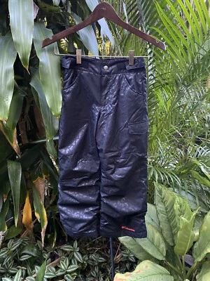 Columbia Outgrown Niñas Negro Estampado Guepardo Esquí Snowboard Pantalones Talla XS 6-6X Foto 1 de 4