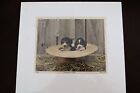 Randall Persing Two Pups in a Hat LE Print Signed Titled & numbered 15/300 