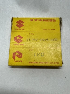 ✅ Suzuki TC90 TS90 Piston Ring Set 1970-‘72 oversize (.50) 12140-25011-050   *14 - Image 1 of 4
